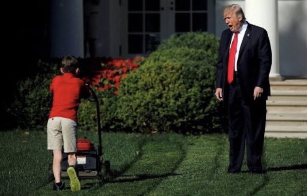 TrumpKidCuttingGrass.jpg